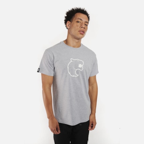 Segunda imagem do produto Camiseta Furia Classic 2 Cinza Mescla