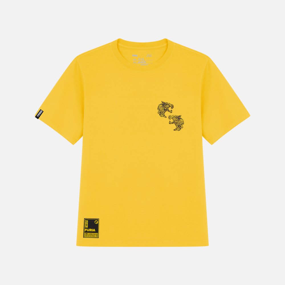 Camiseta Furia Future is Black Sankofa Amarela
