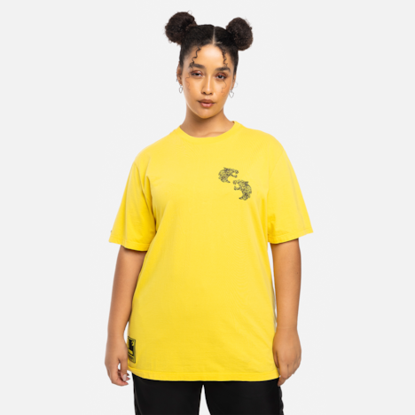 Segunda imagem do produto Camiseta Furia Future is Black Sankofa Amarela