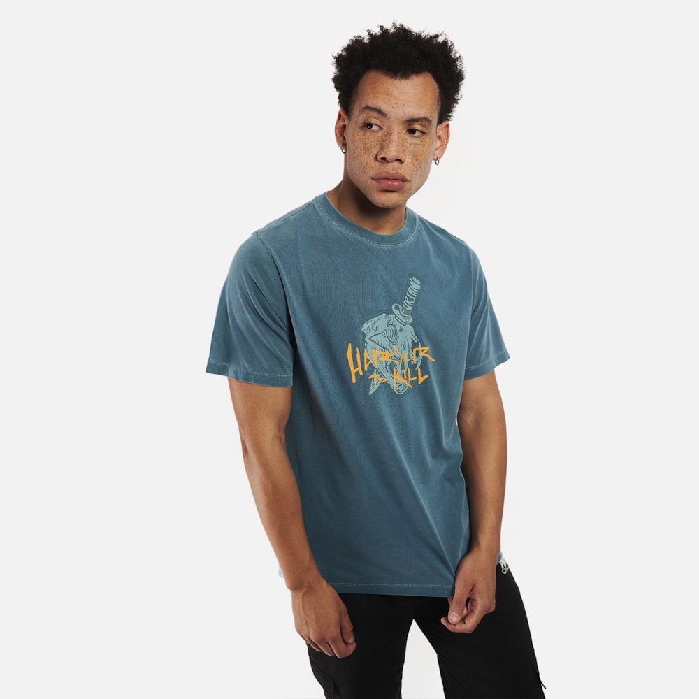 Segunda imagem do produto Camiseta Furia Harder To Kill Azul Petróleo