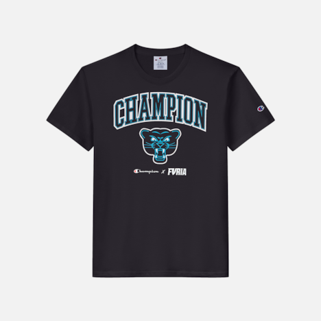 Camiseta Furia x Champion College Preta