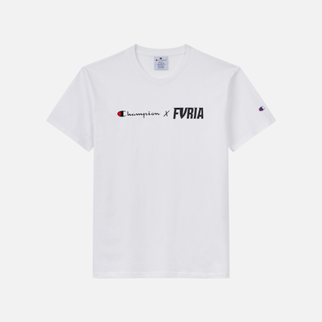 Camiseta Furia x Champion Lockup Off White