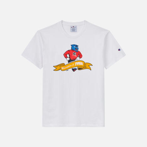 Camiseta Furia x Champion Mascot Off White