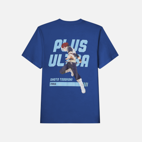 Camiseta My Hero Academia x Furia Shoto Azul