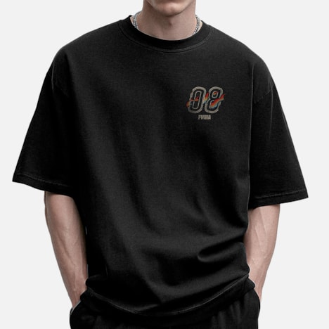 Segunda imagem do produto Camiseta Oversized Furia 8th Anniversary Preta