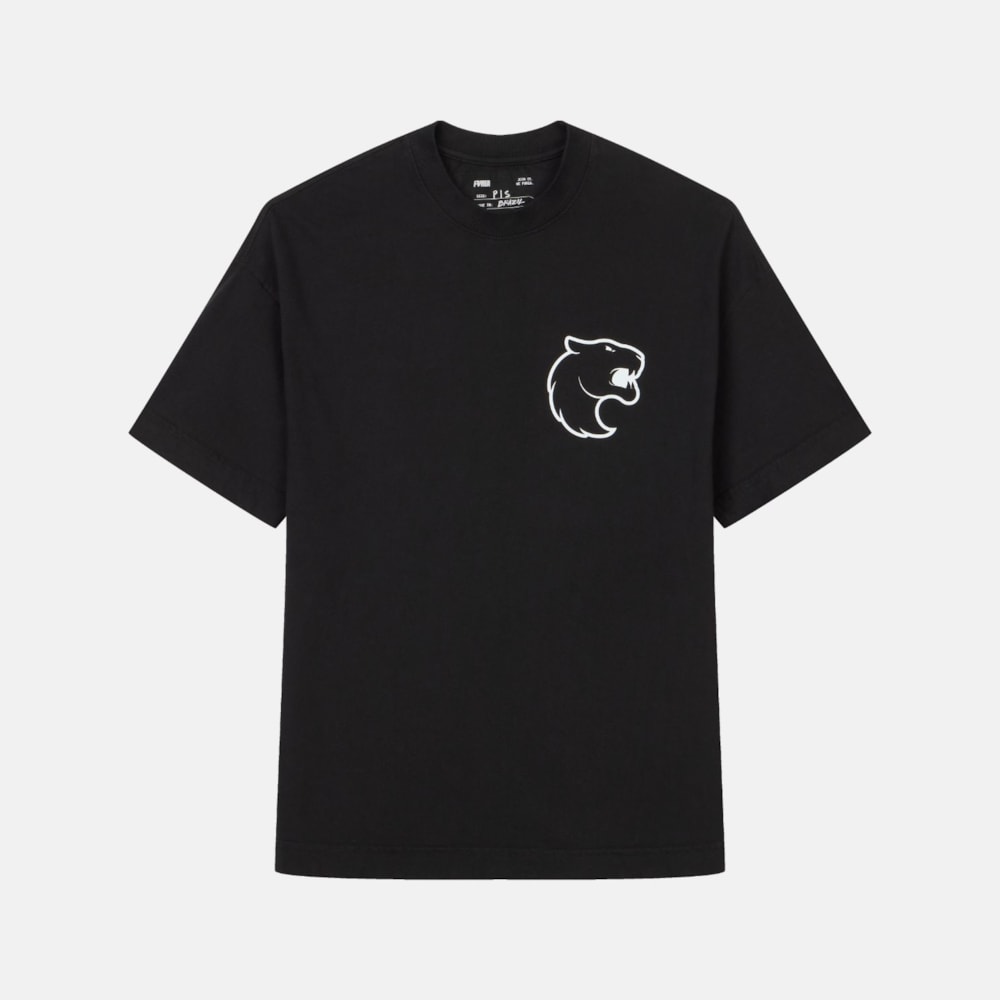 Camiseta Oversized Furia Basic Preta