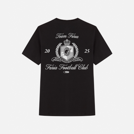 Camiseta Oversized Furia FC Coat Preta