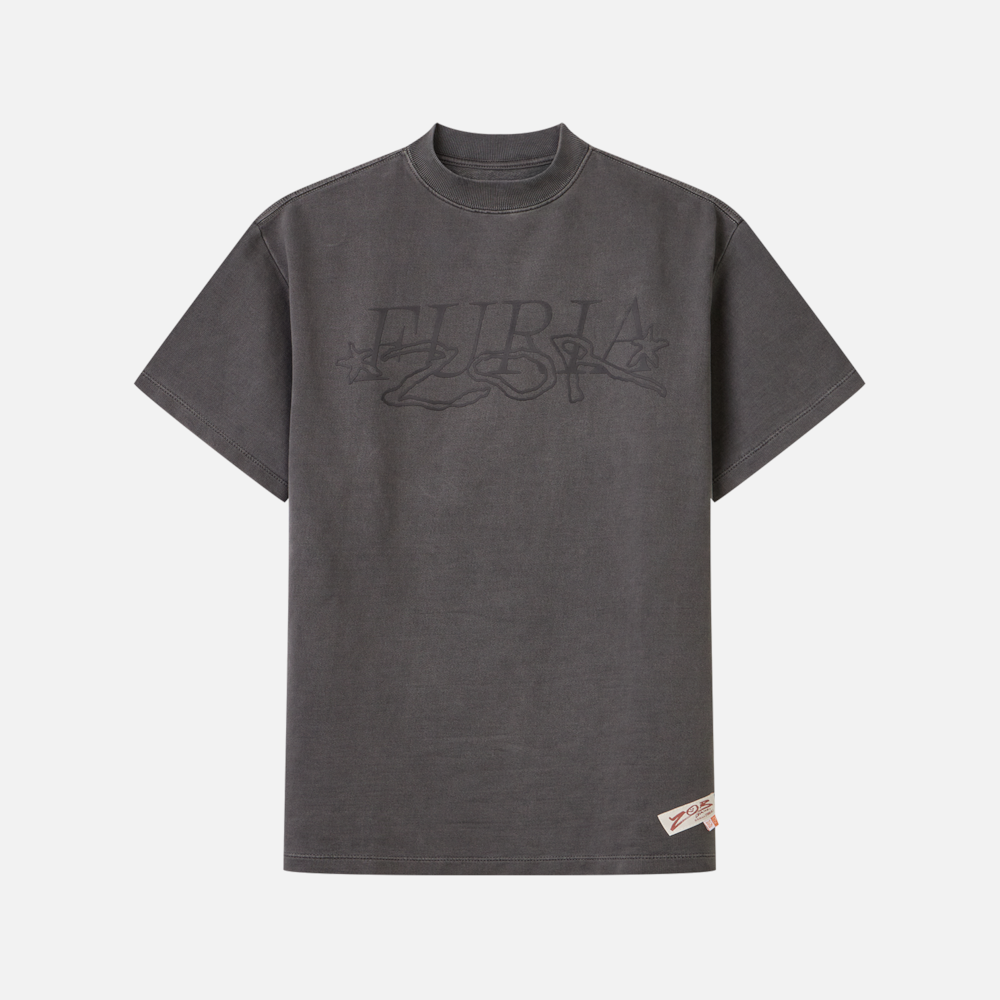 Camiseta Oversized Furia x Zor Preta Estonada