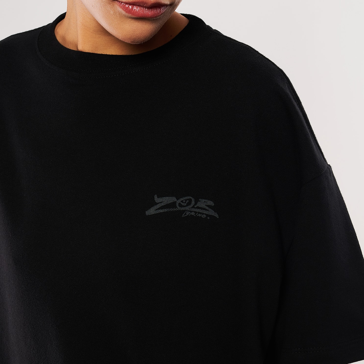 Camiseta Oversized Preta Woodhorse Coleção FURIA X Zor