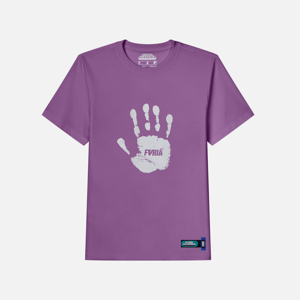 Segunda imagem do produto Camiseta Oversized My Hero Academia x Furia Tomura Roxa