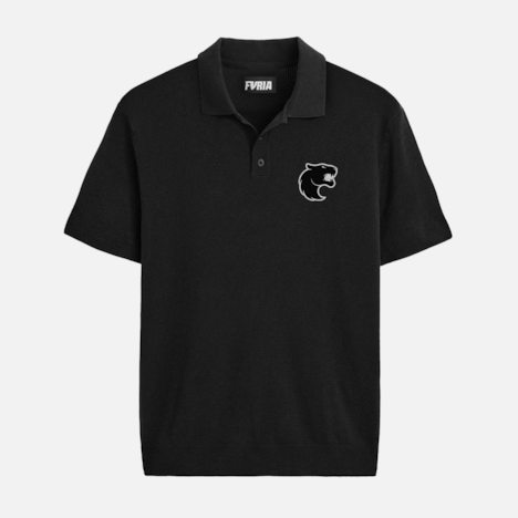 Camiseta Polo Furia Basic Preta