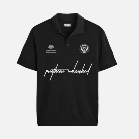 Camiseta Polo Furia FC Preta