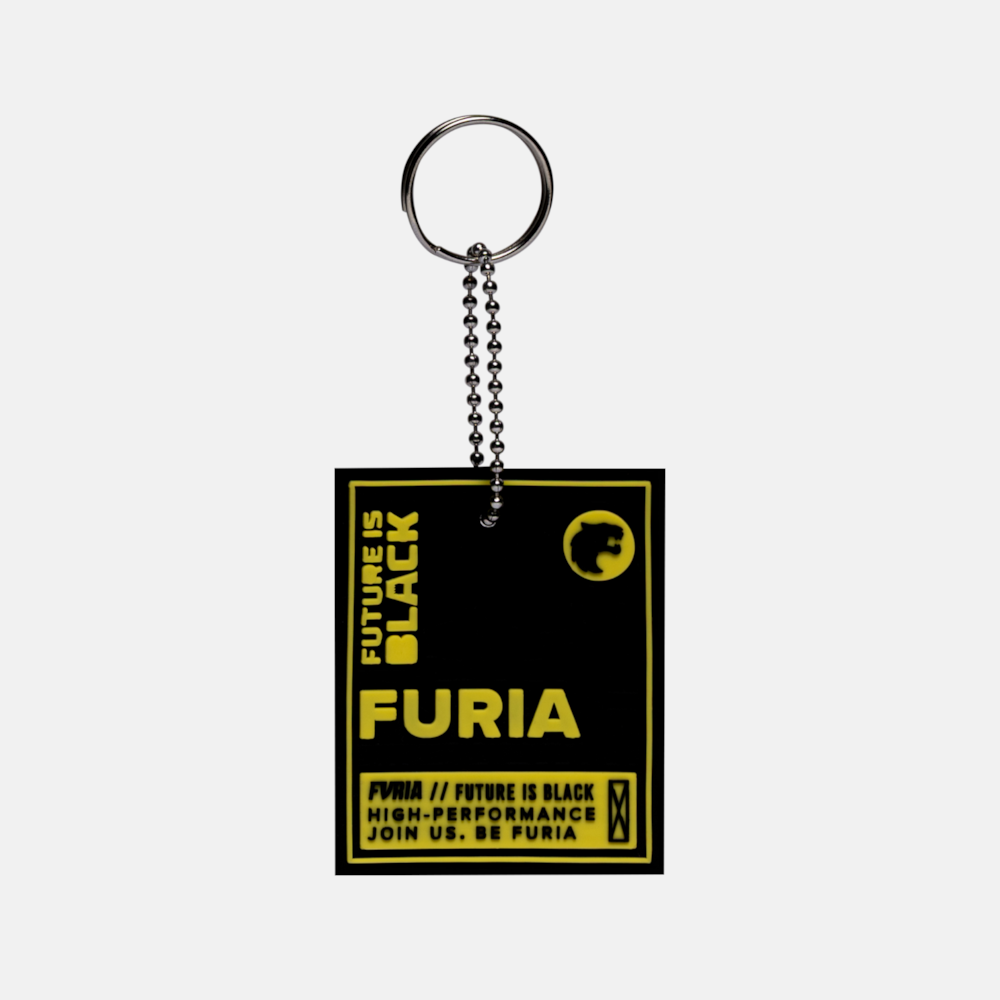 Chaveiro Furia Future Is Black Preto