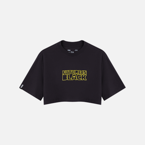 Cropped Furia Future is Black Preto 