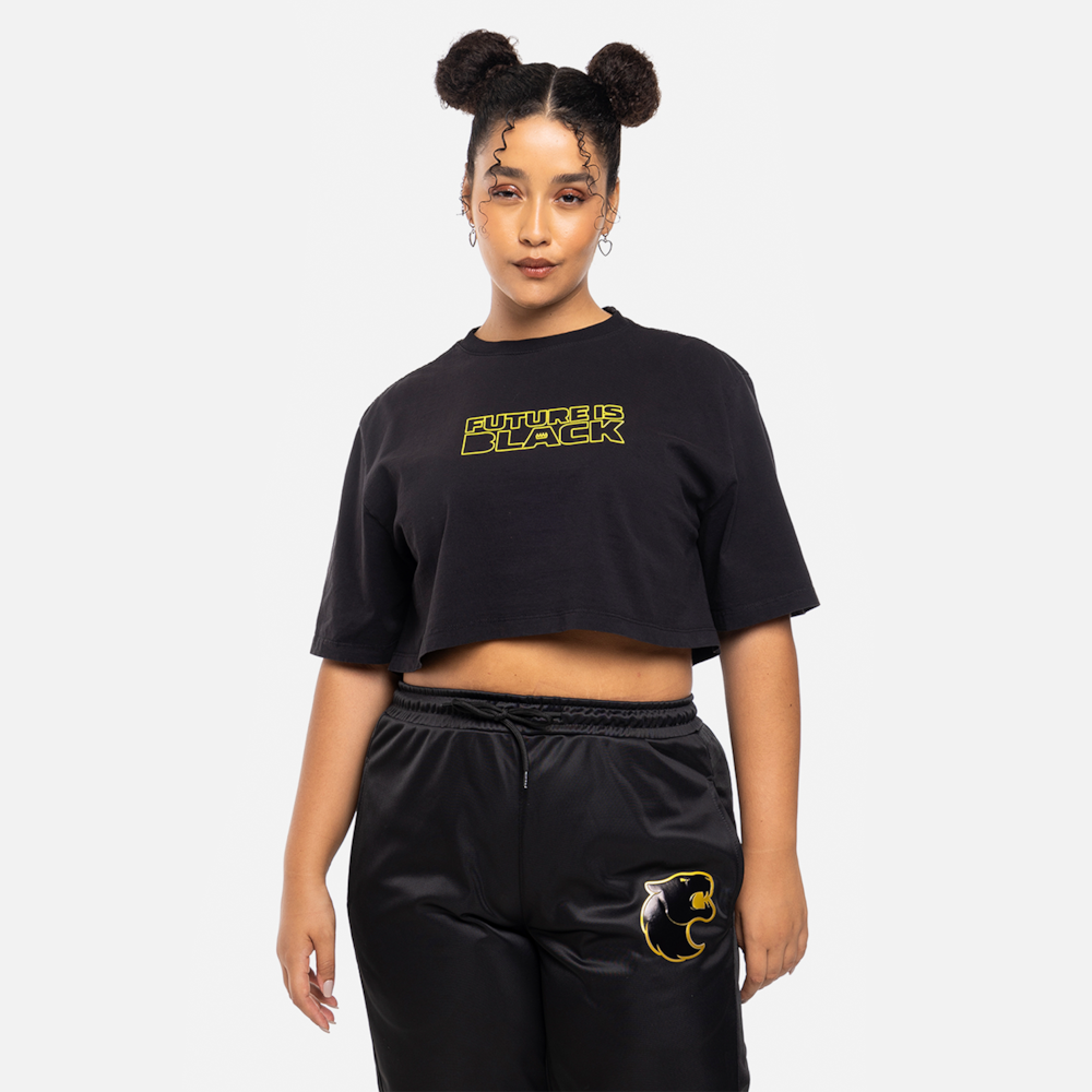 Segunda imagem do produto Cropped Furia Future is Black Preto 