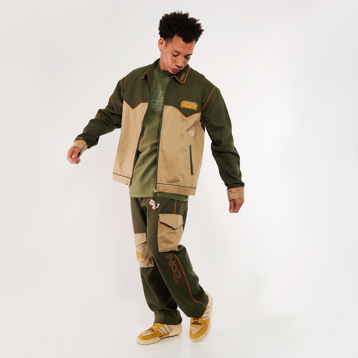 OVY Ghbm　コラボ　Reversible　Military　Coat GHbM REVERSIBLE MILITARY COAT OVY 大藤 GHbM REVERSIBLE MILITARY