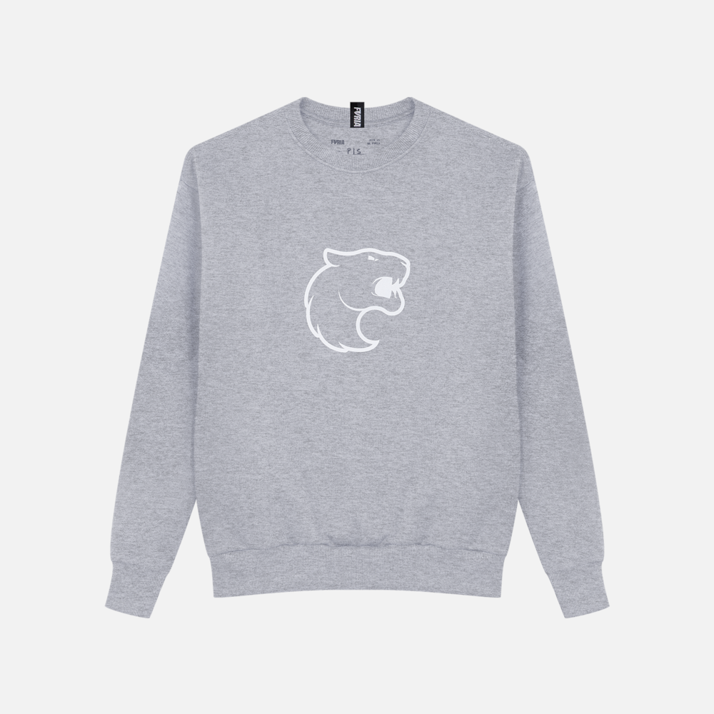 Moletom Careca Furia Classic 2 Cinza Mescla