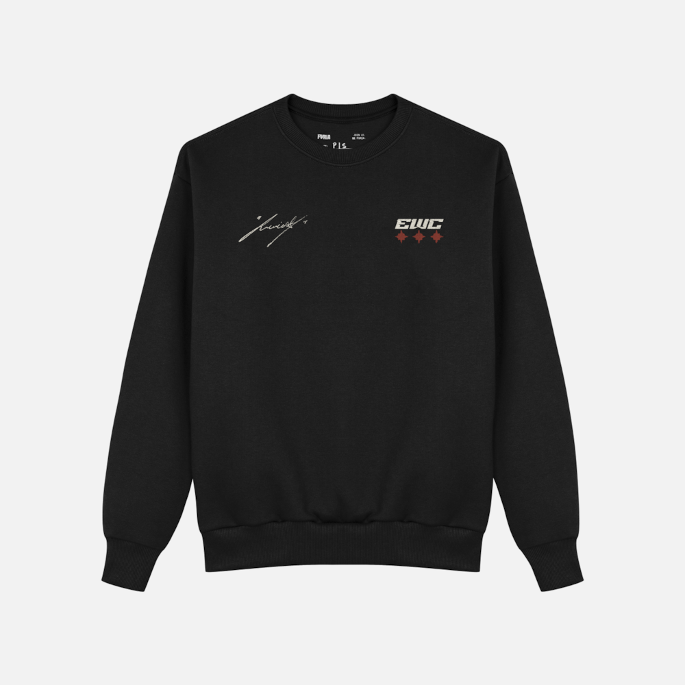 Moletom Careca Furia & EWC Preto