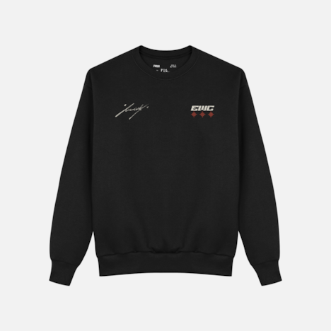 Moletom Careca Furia & EWC Preto