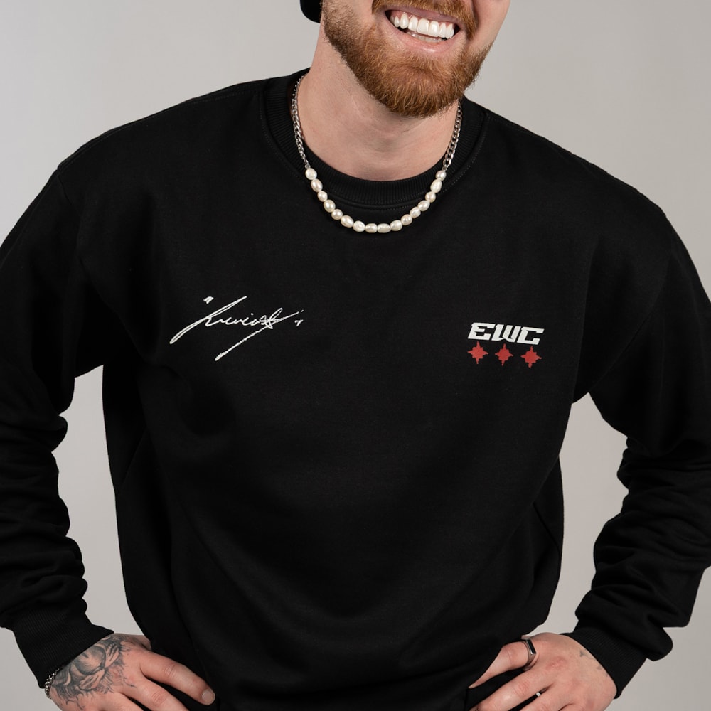 Segunda imagem do produto Moletom Careca Furia & EWC Preto