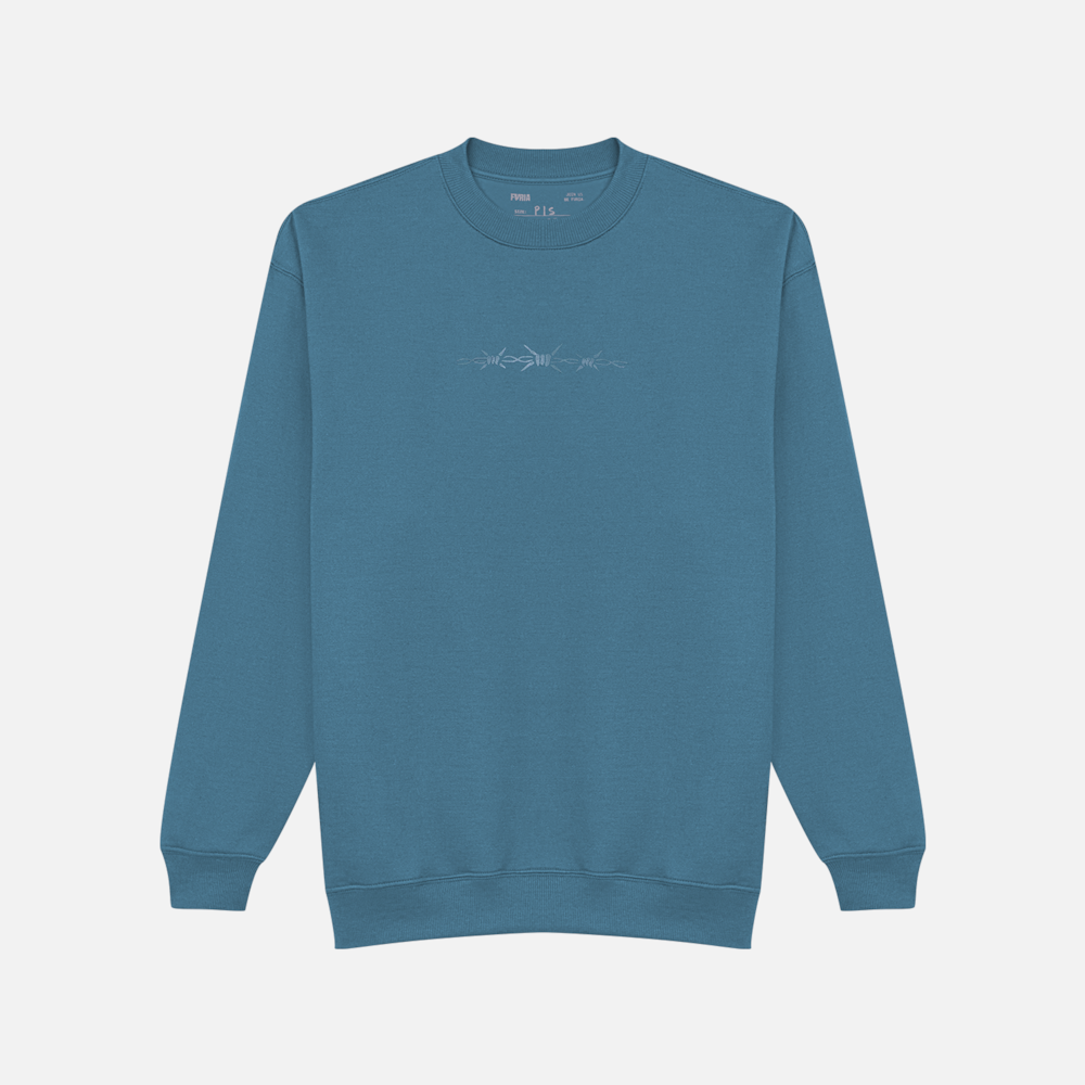 Moletom Careca Furia Hard To Love Azul Petróleo