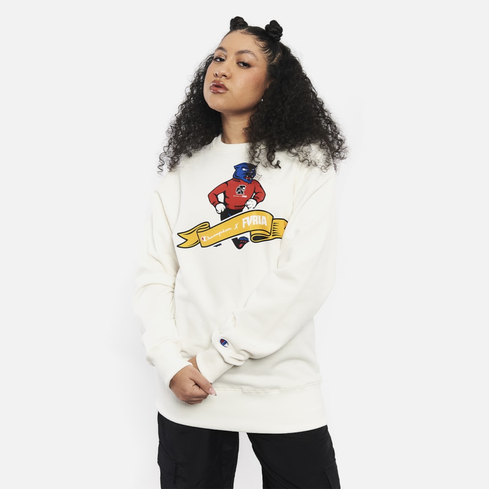 Segunda imagem do produto Moletom Careca Furia x Champion Mascot Off White