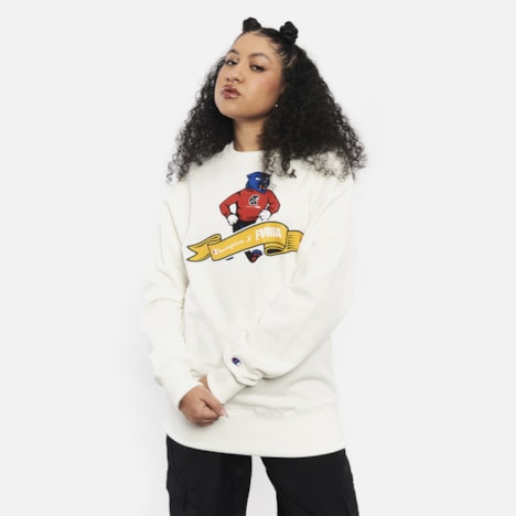 Segunda imagem do produto Moletom Careca Furia x Champion Mascot Off White