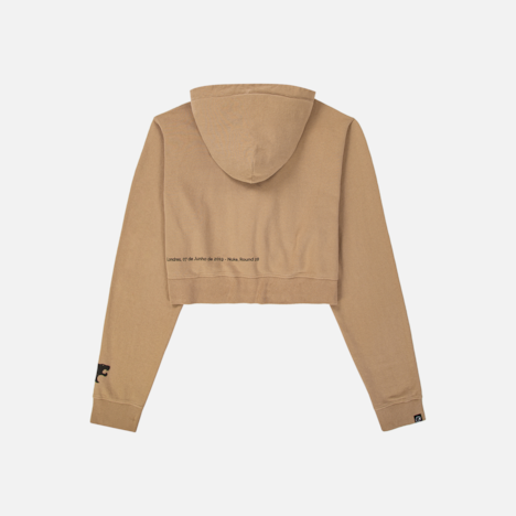Segunda imagem do produto Moletom Cropped Furia Clutch Bege