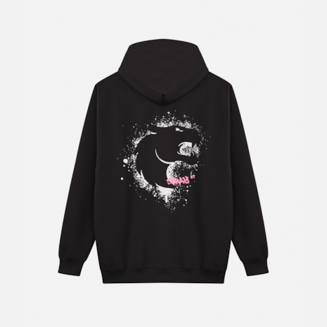 Segunda imagem do produto Moletom Oversized Furia Spray It Preto