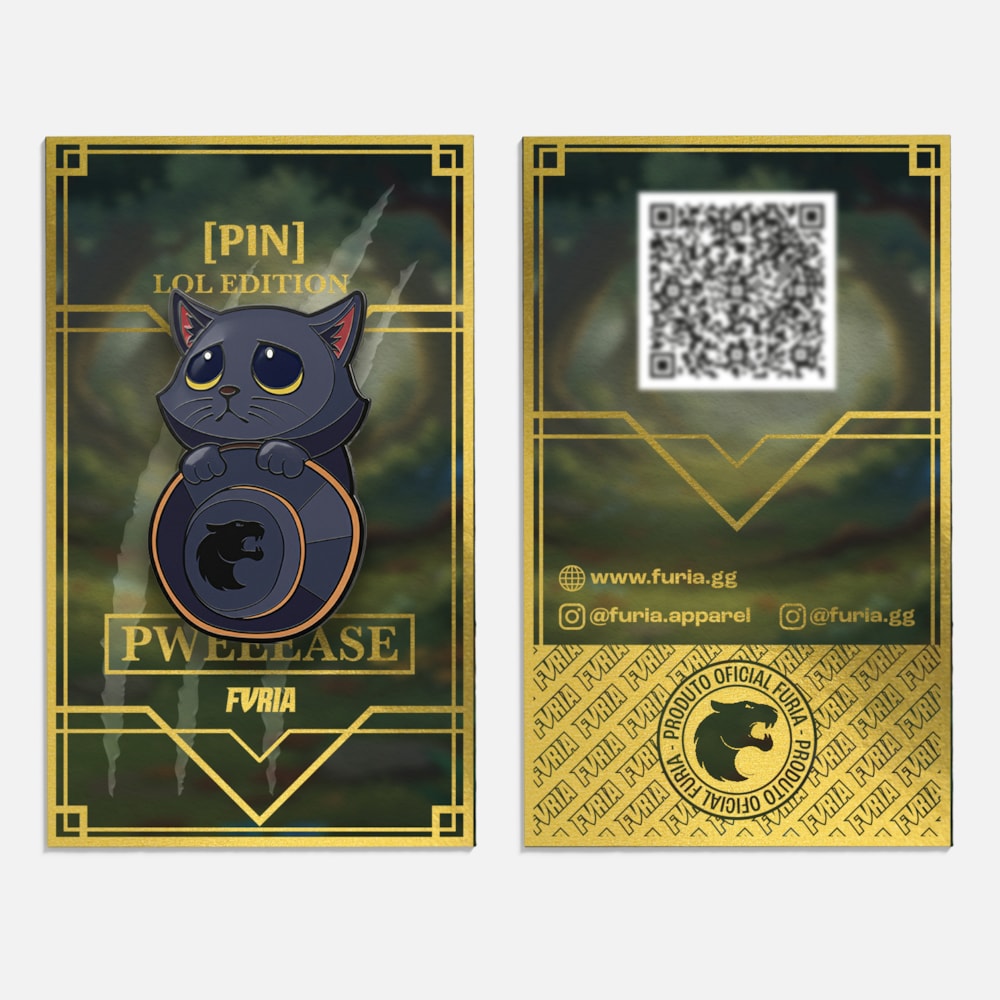 Segunda imagem do produto Pin Furia [LOL] Pufavozinho