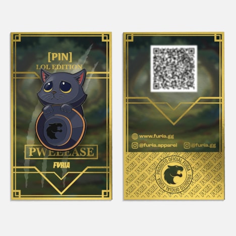 Segunda imagem do produto Pin Furia [LOL] Pufavozinho